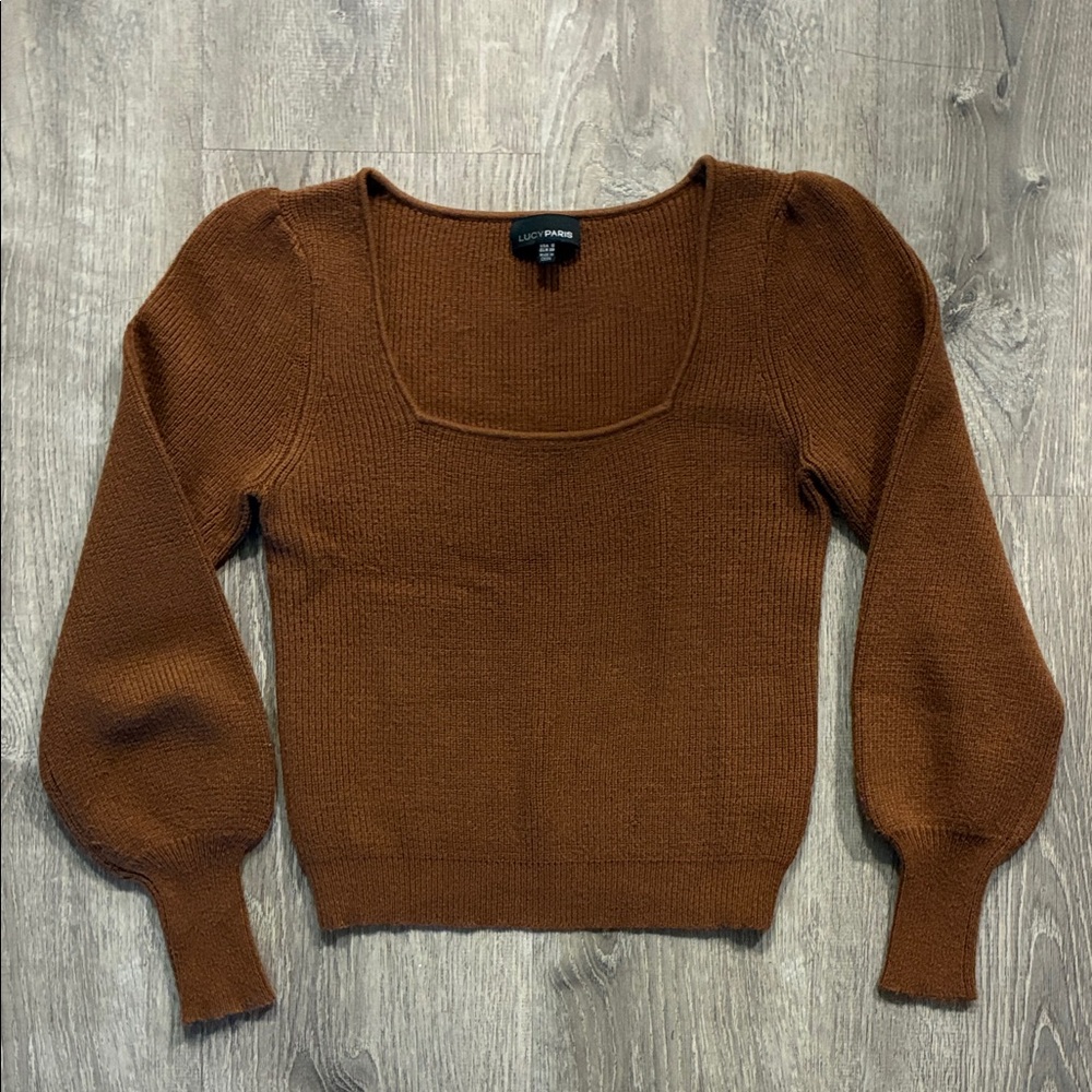 Lucy Paris Square Neck Sweater